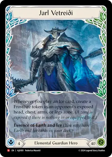 Jarl Vetreidi foil セット FLESH AND BLOOD Jarl Vetreiđi Joins the Flesh and Blood Roster of Heroes